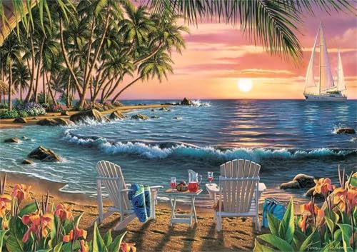 Puzzle Erwachsene 120 Teile,Sonnenaufgang über dem Meer Puzzle Adults,Puzzles für Erwachsene Lernspiel Herausforderungsspielzeug für Gift Home Decor Framed Puzzle Erwachsene 120 Teile,Sonnenaufgang über dem Meer Puzzle Adults,Puzzles für Erwachsene Lernspiel Herausforderungsspielzeug für Gift Home Decor Framed von Zuooyi