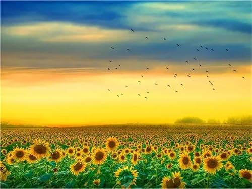 Puzzle Erwachsene 120 Teile,Sonnenblumenmeer Puzzle Adults,Puzzles für Erwachsene Lernspiel Herausforderungsspielzeug für Gift Home Decor Frameless Puzzle Erwachsene 120 Teile,Sonnenblumenmeer Puzzle Adults,Puzzles für Erwachsene Lernspiel Herausforderungsspielzeug für Gift Home Decor Frameless von Zuooyi
