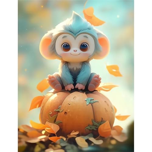Puzzle Erwachsene 1200 Teile,Affenkürbis Puzzle Adults,Puzzles für Erwachsene Lernspiel Herausforderungsspielzeug für Gift Home Decor Framed von Zuooyi