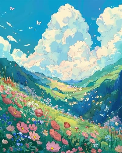 Puzzle Erwachsene 1200 Teile,Blumen Weiße Wolken Puzzle Adults,Puzzles für Erwachsene Lernspiel Herausforderungsspielzeug für Gift Home Decor Framed Puzzle Erwachsene 1200 Teile,Blumen Weiße Wolken Puzzle Adults,Puzzles für Erwachsene Lernspiel Herausforderungsspielzeug für Gift Home Decor Framed von Zuooyi