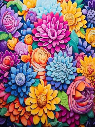 Puzzle Erwachsene 200 Teile,Abstrakte Chrysantheme Puzzle Adults,Puzzles für Erwachsene Lernspiel Herausforderungsspielzeug für Gift Home Decor Frameless von Zuooyi