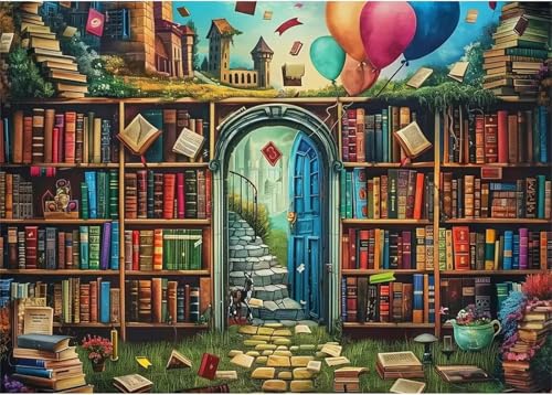 Puzzle Erwachsene 200 Teile,Fantasy-Studie Puzzle Adults,Puzzles für Erwachsene Lernspiel Herausforderungsspielzeug für Gift Home Decor Frameless von Zuooyi