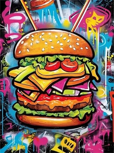 Puzzle Erwachsene 200 Teile,Hamburger Puzzle Adults,Puzzles für Erwachsene Lernspiel Herausforderungsspielzeug für Gift Home Decor Frameless von Zuooyi