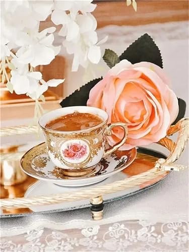 Puzzle Erwachsene 200 Teile,Kaffeerose Puzzle Adults,Puzzles für Erwachsene Lernspiel Herausforderungsspielzeug für Gift Home Decor Framed Puzzle Erwachsene 200 Teile,Kaffeerose Puzzle Adults,Puzzles für Erwachsene Lernspiel Herausforderungsspielzeug für Gift Home Decor Framed von Zuooyi