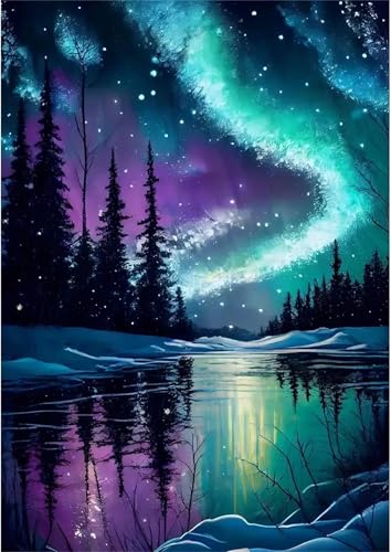 Puzzle Erwachsene 200 Teile,Nordlicht Puzzle Adults,Puzzles für Erwachsene Lernspiel Herausforderungsspielzeug für Gift Home Decor Frameless Puzzle Erwachsene 200 Teile,Nordlicht Puzzle Adults,Puzzles für Erwachsene Lernspiel Herausforderungsspielzeug für Gift Home Decor Frameless von Zuooyi