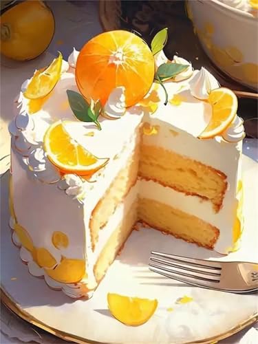 Puzzle Erwachsene 200 Teile,Orangenkuchen Puzzle Adults,Puzzles für Erwachsene Lernspiel Herausforderungsspielzeug für Gift Home Decor Frameless Puzzle Erwachsene 200 Teile,Orangenkuchen Puzzle Adults,Puzzles für Erwachsene Lernspiel Herausforderungsspielzeug für Gift Home Decor Frameless von Zuooyi