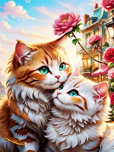 Puzzle Erwachsene 200 Teile,Paar Katzen Puzzle Adults,Puzzles für Erwachsene Lernspiel Herausforderungsspielzeug für Gift Home Decor Frameless Puzzle Erwachsene 200 Teile,Paar Katzen Puzzle Adults,Puzzles für Erwachsene Lernspiel Herausforderungsspielzeug für Gift Home Decor Frameless von Zuooyi