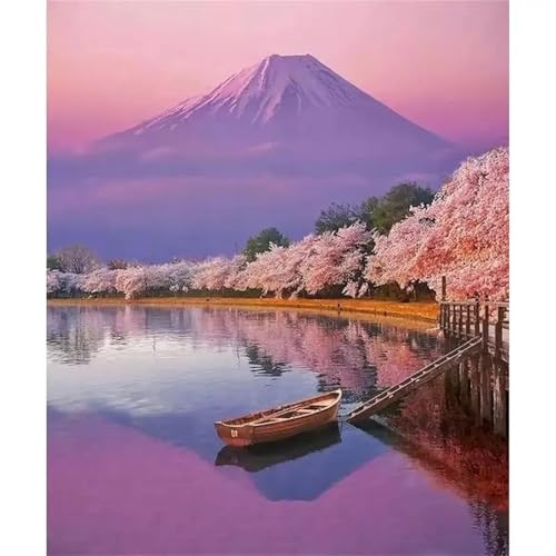 Puzzle Erwachsene 200 Teile,Schneebedecktes Bergboot Puzzle Adults,Puzzles für Erwachsene Lernspiel Herausforderungsspielzeug für Gift Home Decor Frameless von Zuooyi