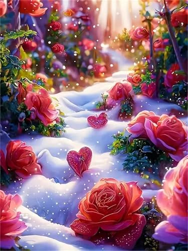 Puzzle Erwachsene 200 Teile,Schneerose Puzzle Adults,Puzzles für Erwachsene Lernspiel Herausforderungsspielzeug für Gift Home Decor Frameless Puzzle Erwachsene 200 Teile,Schneerose Puzzle Adults,Puzzles für Erwachsene Lernspiel Herausforderungsspielzeug für Gift Home Decor Frameless von Zuooyi