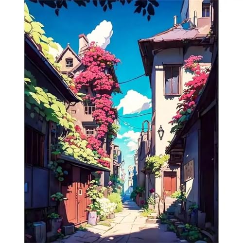 Puzzle Erwachsene 200 Teile,Straßenbild Puzzle Adults,Puzzles für Erwachsene Lernspiel Herausforderungsspielzeug für Gift Home Decor Frameless von Zuooyi