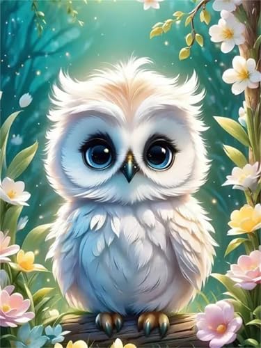 Puzzle Erwachsene 200 Teile,Weiße Eule Puzzle Adults,Puzzles für Erwachsene Lernspiel Herausforderungsspielzeug für Gift Home Decor Frameless von Zuooyi