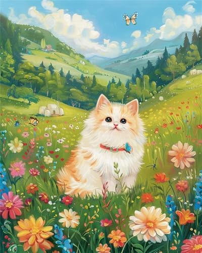 Puzzle Erwachsene 200 Teile,Wiesenkatze Puzzle Adults,Puzzles für Erwachsene Lernspiel Herausforderungsspielzeug für Gift Home Decor Framed Puzzle Erwachsene 200 Teile,Wiesenkatze Puzzle Adults,Puzzles für Erwachsene Lernspiel Herausforderungsspielzeug für Gift Home Decor Framed von Zuooyi