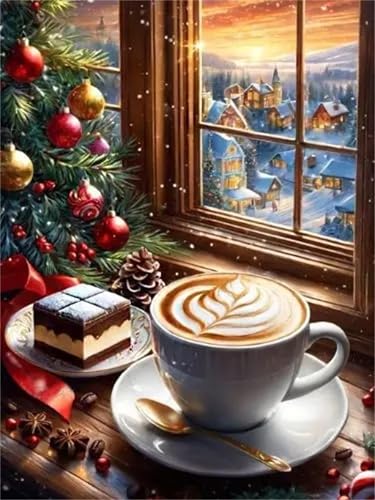 Puzzle Erwachsene 200 Teile,Winterkaffee-Dessert Puzzle Adults,Puzzles für Erwachsene Lernspiel Herausforderungsspielzeug für Gift Home Decor Frameless von Zuooyi