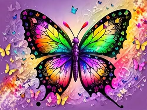 Puzzle Erwachsene 300 Teile,Bunte Schmetterlinge Puzzle Adults,Puzzles für Erwachsene Lernspiel Herausforderungsspielzeug für Gift Home Decor Frameless von Zuooyi
