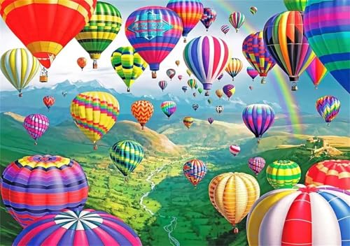 Puzzle Erwachsene 300 Teile,Heißluftballon Puzzle Adults,Puzzles für Erwachsene Lernspiel Herausforderungsspielzeug für Gift Home Decor Frameless Puzzle Erwachsene 300 Teile,Heißluftballon Puzzle Adults,Puzzles für Erwachsene Lernspiel Herausforderungsspielzeug für Gift Home Decor Frameless von Zuooyi