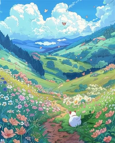 Puzzle Erwachsene 300 Teile,Klare Landschaft Puzzle Adults,Puzzles für Erwachsene Lernspiel Herausforderungsspielzeug für Gift Home Decor Frameless von Zuooyi