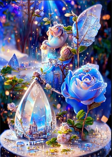 Puzzle Erwachsene 300 Teile,Kristallrosenschloss Puzzle Adults,Puzzles für Erwachsene Lernspiel Herausforderungsspielzeug für Gift Home Decor Framed Puzzle Erwachsene 300 Teile,Kristallrosenschloss Puzzle Adults,Puzzles für Erwachsene Lernspiel Herausforderungsspielzeug für Gift Home Decor Framed von Zuooyi