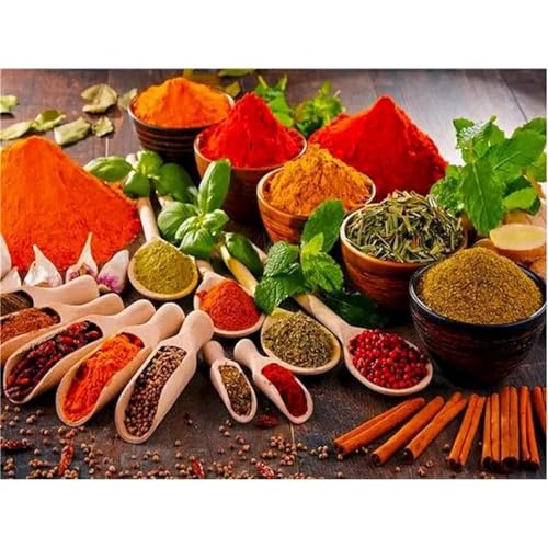Puzzle Erwachsene 300 Teile,Würze Puzzle Adults,Puzzles für Erwachsene Lernspiel Herausforderungsspielzeug für Gift Home Decor Framed von Zuooyi