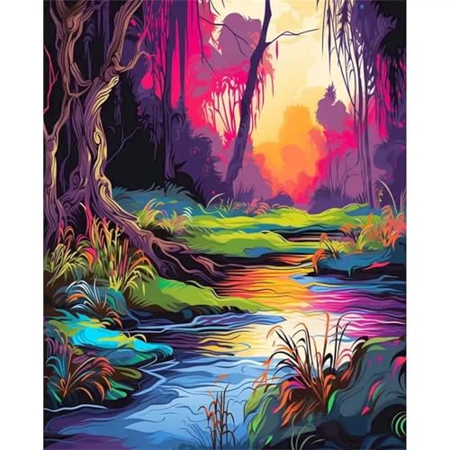 Puzzle Erwachsene 500 Teile,Abstrakter Dschungel Puzzle Adults,Puzzles für Erwachsene Lernspiel Herausforderungsspielzeug für Gift Home Decor Frameless von Zuooyi