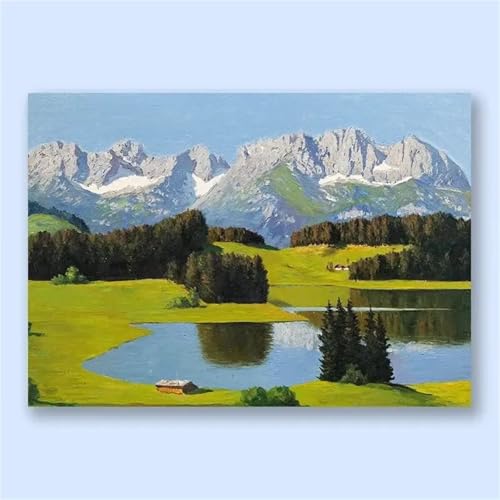 Puzzle Erwachsene 500 Teile,Bergseelandschaft Puzzle Adults,Puzzles für Erwachsene Lernspiel Herausforderungsspielzeug für Gift Home Decor Framed Puzzle Erwachsene 500 Teile,Bergseelandschaft Puzzle Adults,Puzzles für Erwachsene Lernspiel Herausforderungsspielzeug für Gift Home Decor Framed von Zuooyi