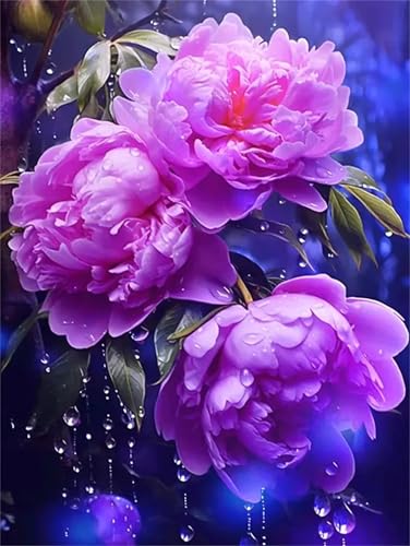 Puzzle Erwachsene 500 Teile,Lila Blumen Puzzle Adults,Puzzles für Erwachsene Lernspiel Herausforderungsspielzeug für Gift Home Decor Frameless von Zuooyi
