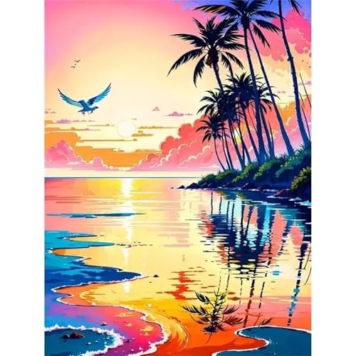 Puzzle Erwachsene 500 Teile,Sonnenuntergang Kokosnuss Möwen Puzzle Adults,Puzzles für Erwachsene Lernspiel Herausforderungsspielzeug für Gift Home Decor Frameless Puzzle Erwachsene 500 Teile,Sonnenuntergang Kokosnuss Möwen Puzzle Adults,Puzzles für Erwachsene Lernspiel Herausforderungsspielzeug für Gift Home Decor Frameless von Zuooyi