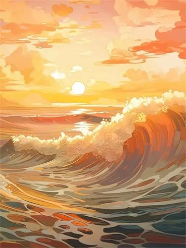 Puzzle Erwachsene 500 Teile,Wellen der Sonne Puzzle Adults,Puzzles für Erwachsene Lernspiel Herausforderungsspielzeug für Gift Home Decor Frameless Puzzle Erwachsene 500 Teile,Wellen der Sonne Puzzle Adults,Puzzles für Erwachsene Lernspiel Herausforderungsspielzeug für Gift Home Decor Frameless von Zuooyi
