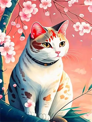 Puzzle Erwachsene 700 Teile,Katze Pfirsichblüte Puzzle Adults,Puzzles für Erwachsene Lernspiel Herausforderungsspielzeug für Gift Home Decor Frameless Puzzle Erwachsene 700 Teile,Katze Pfirsichblüte Puzzle Adults,Puzzles für Erwachsene Lernspiel Herausforderungsspielzeug für Gift Home Decor Frameless von Zuooyi