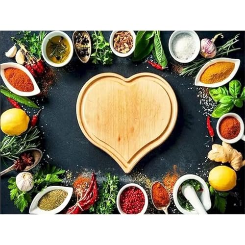 Puzzle Erwachsene 700 Teile,Liebe Zutaten Puzzle Adults,Puzzles für Erwachsene Lernspiel Herausforderungsspielzeug für Gift Home Decor Frameless von Zuooyi