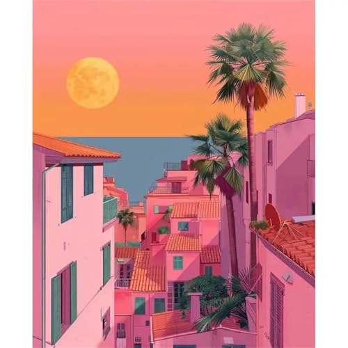 Puzzle Erwachsene 700 Teile,Sonnenuntergangshaus Puzzle Adults,Puzzles für Erwachsene Lernspiel Herausforderungsspielzeug für Gift Home Decor Framed Puzzle Erwachsene 700 Teile,Sonnenuntergangshaus Puzzle Adults,Puzzles für Erwachsene Lernspiel Herausforderungsspielzeug für Gift Home Decor Framed von Zuooyi