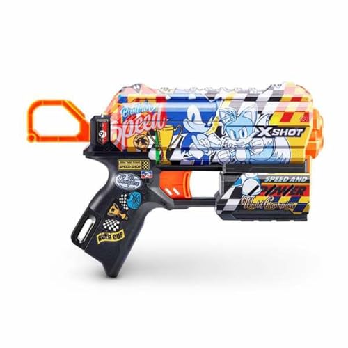 X-Shot Sonic Skins Flux, 8 Darts, 18,3 x 32 x 5,3 cm, Verschiedene Modelle X-Shot Sonic Skins Flux, 8 Darts, 18,3 x 32 x 5,3 cm, Verschiedene Modelle von Zuru/antsy labs