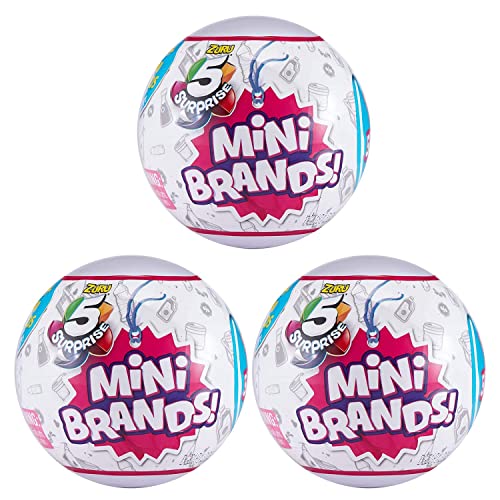 5 Surprise Mystery Mini Brands 3-Pack Capsule Blind Unique Cool Collectibles 5 Surprise Mystery Mini Brands 3-Pack Capsule Blind Unique Cool Collectibles von Zuru
