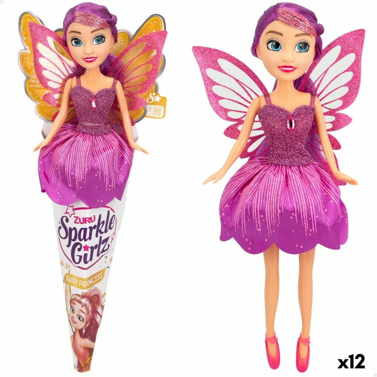 Puppe Zuru Sparkle Girlz Fairy Princess 12,5 x 27 x 4 cm 12 Stück Puppe Zuru Sparkle Girlz Fairy Princess 12,5 x 27 x 4 cm 12 Stück von Zuru