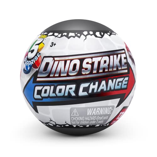 ZURU - 5 Überraschungen – Dino Strike Color Change S5 – Dinosaurier-Figuren zum Zusammenbauen – zum Sammeln – 77361GQ2 von Zuru