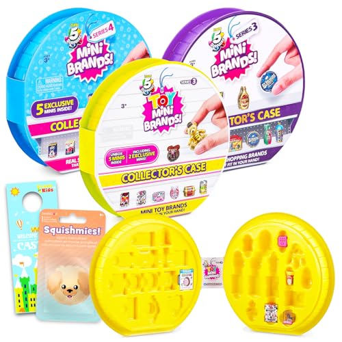 Zuru 5 Surprise Mini Brands Sammlerkoffer 3er Pack – Überraschungs-Mini-Spielzeug, Mystery-Bundle mit Sammlerhüllen, Miniaturfiguren, Aufklebern und mehr, Sammlerstück, Miniaturspielzeug für Kinder Zuru 5 Surprise Mini Brands Sammlerkoffer 3er Pack – Überraschungs-Mini-Spielzeug, Mystery-Bundle mit Sammlerhüllen, Miniaturfiguren, Aufklebern und mehr, Sammlerstück, Miniaturspielzeug für Kinder von Zuru