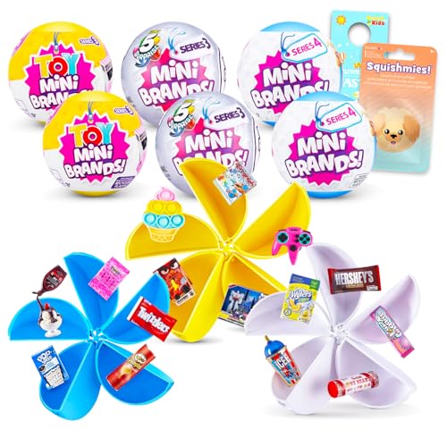 Zuru 5 Überraschungs-Mini-Marken Sortimentspackung – Mystery Toys Mini-Marken-Bündel enthält 6 Zuru-Miniatur-Figuren, Mystery Balls plus Aufkleber, mehr | Überraschungsspielzeug für Kinder Zuru 5 Überraschungs-Mini-Marken Sortimentspackung – Mystery Toys Mini-Marken-Bündel enthält 6 Zuru-Miniatur-Figuren, Mystery Balls plus Aufkleber, mehr | Überraschungsspielzeug für Kinder von Zuru