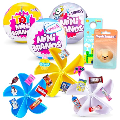 Zuru 5 Überraschungs-Mini-Marken Vareity Pack – Mystery Toys Mini-Marken-Bündel enthält 3 Zuru-Miniatur-Figuren, Mystery Balls plus Aufkleber, mehr | Überraschungsspielzeug für Kinder Zuru 5 Überraschungs-Mini-Marken Vareity Pack – Mystery Toys Mini-Marken-Bündel enthält 3 Zuru-Miniatur-Figuren, Mystery Balls plus Aufkleber, mehr | Überraschungsspielzeug für Kinder von Zuru