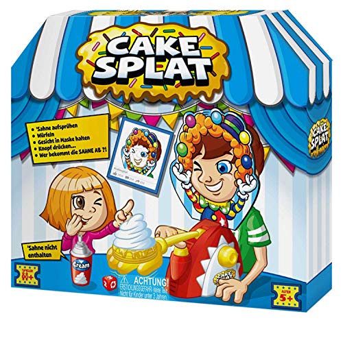 Zuru 6401 - Cake Splat, Familien- und Partyspiel für Groß und Klein, alleine oder mit Freunden spielen, das Spiel mit Überraschungseffekt, Sahne nicht enthalten von Zuru