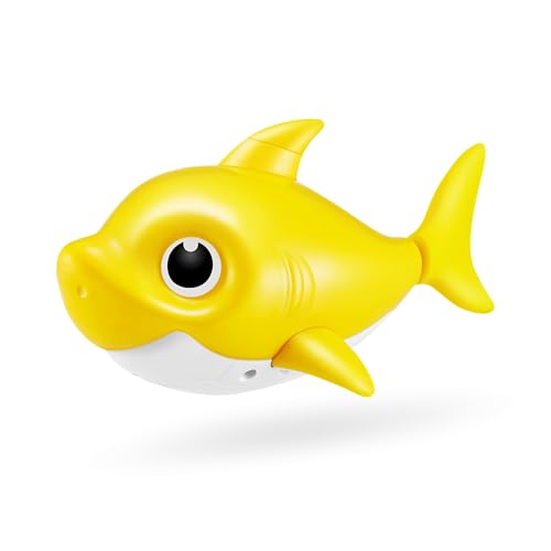ZURU Robo Alive Junior Baby Shark Battery-Powered Sing and Swim Bath Toy by (Yellow Baby Shark) von ROBO ALIVE