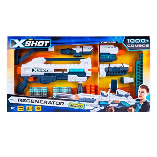 Zuru X-Shot Regenerator Softdart Gewehr - konfigurierbar - inkl. 48 Pfeile von XShot