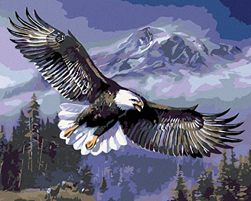Zuty 1060220, Malen nach Zahlen-Fliegender Adler 40x50 cm ohne Keilrahmen Zuty 1060220, Malen nach Zahlen-Fliegender Adler 40x50 cm ohne Keilrahmen von Zuty
