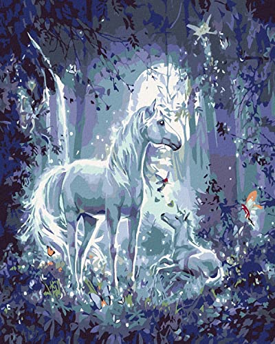 Zuty 2010200, Malen nach Zahlen-Einhorn NACHTS 40x50 cm ohne Keilrahmen Zuty 2010200, Malen nach Zahlen-Einhorn NACHTS 40x50 cm ohne Keilrahmen von Zuty
