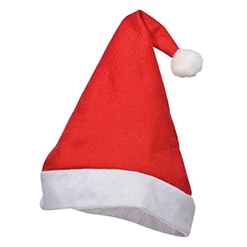 Zuzer Weihnachtsmütze Nikolausmütze, 25 Stück Weihnachtsmützen Erwachsene Kinder Santa Mütze Rot Plüsch Weihnachtsmann Mütze für Herren Damen Zuzer Weihnachtsmütze Nikolausmütze, 25 Stück Weihnachtsmützen Erwachsene Kinder Santa Mütze Rot Plüsch Weihnachtsmann Mütze für Herren Damen von Zuzer