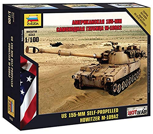 Zvezda 500787422-1:100 US Self Propelled Gun M-109 von GSI Creos