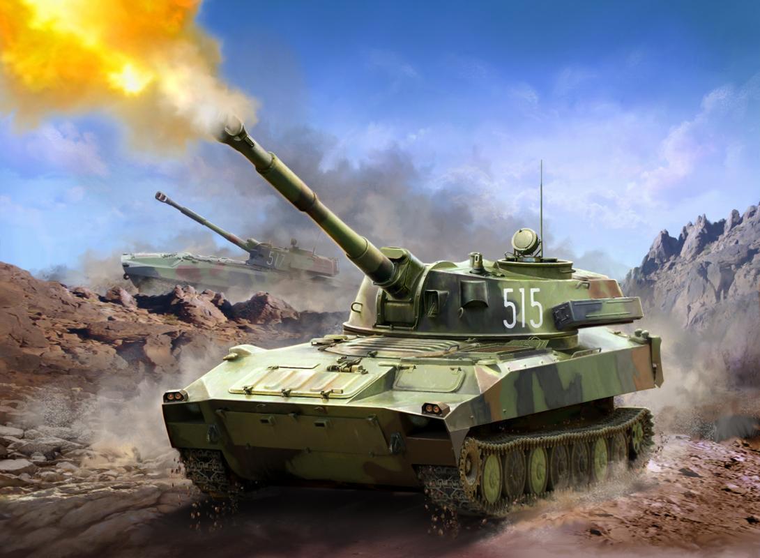 122-mm Gvozdika 122-mm Gvozdika von Zvezda