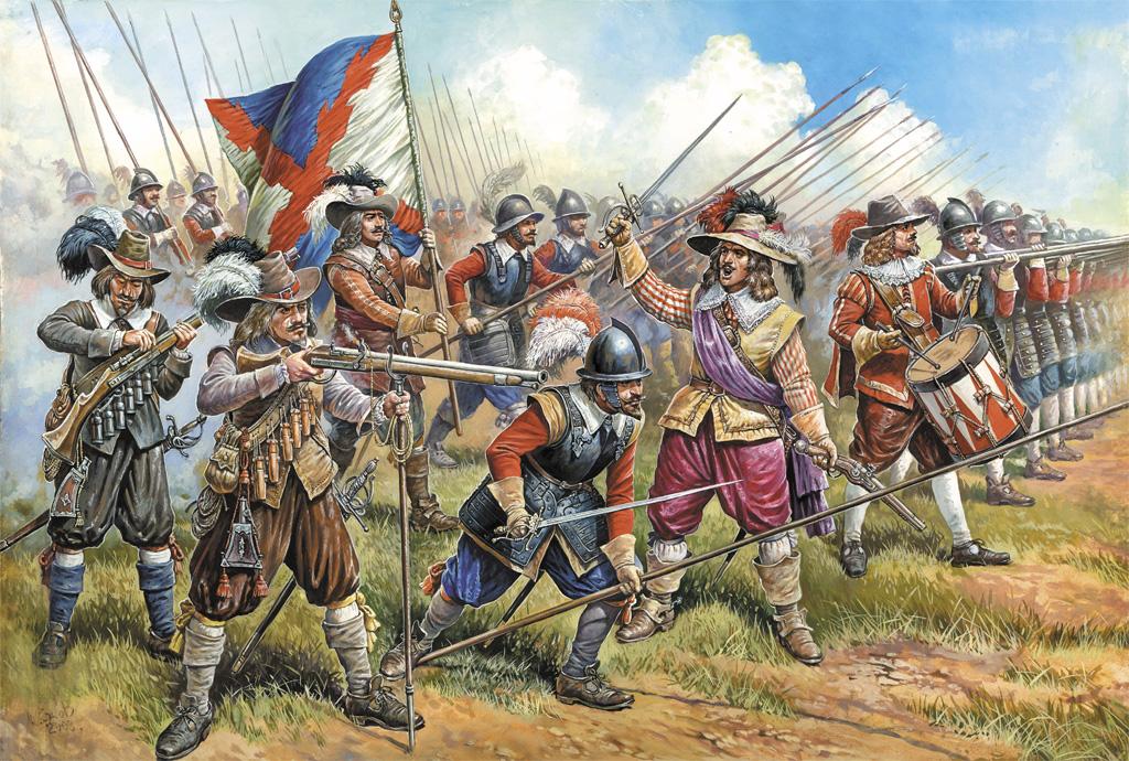 Austrian Musketeers+Pikemen Austrian Musketeers+Pikemen von Zvezda