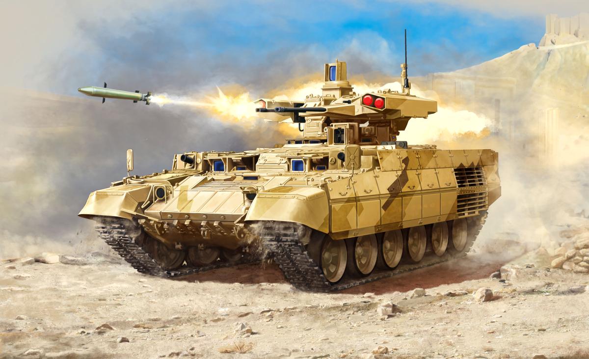 BMPT-72 Terminator 2 Russian fire BMPT-72 Terminator 2 Russian fire von Zvezda