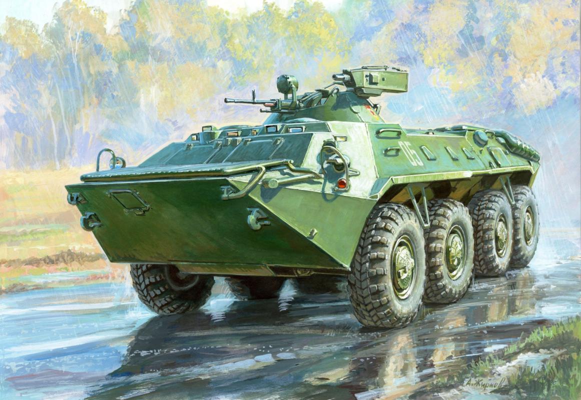 BTR-70 mit MA-7 Geschützturm BTR-70 mit MA-7 Geschützturm von Zvezda