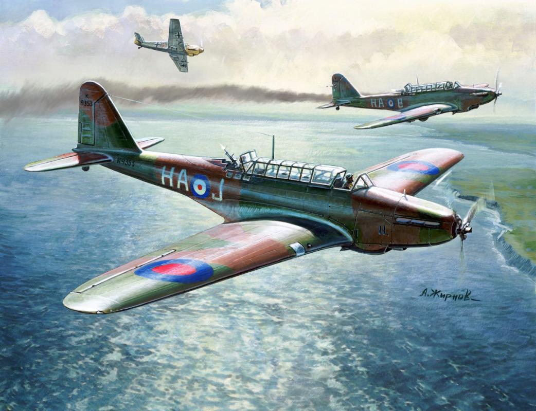 Britischer Bomber Fairey Battle Britischer Bomber Fairey Battle von Zvezda