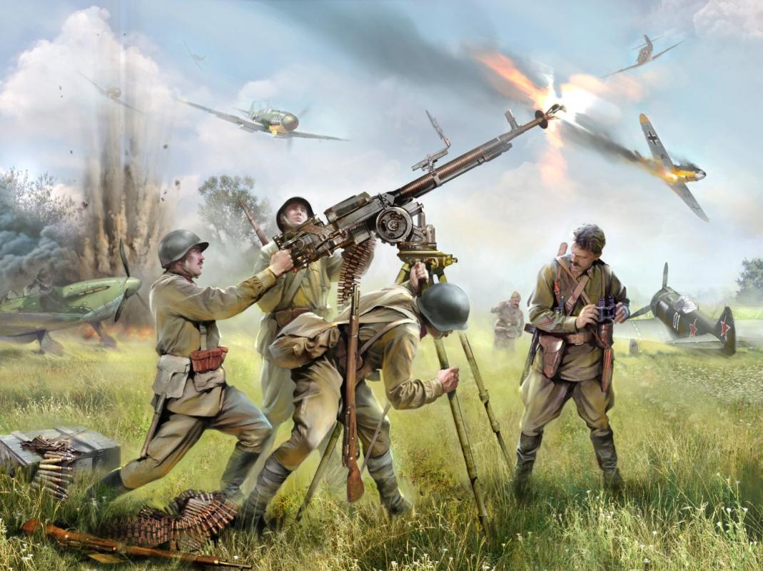 DSHK mit Besatzung DSHK mit Besatzung von Zvezda